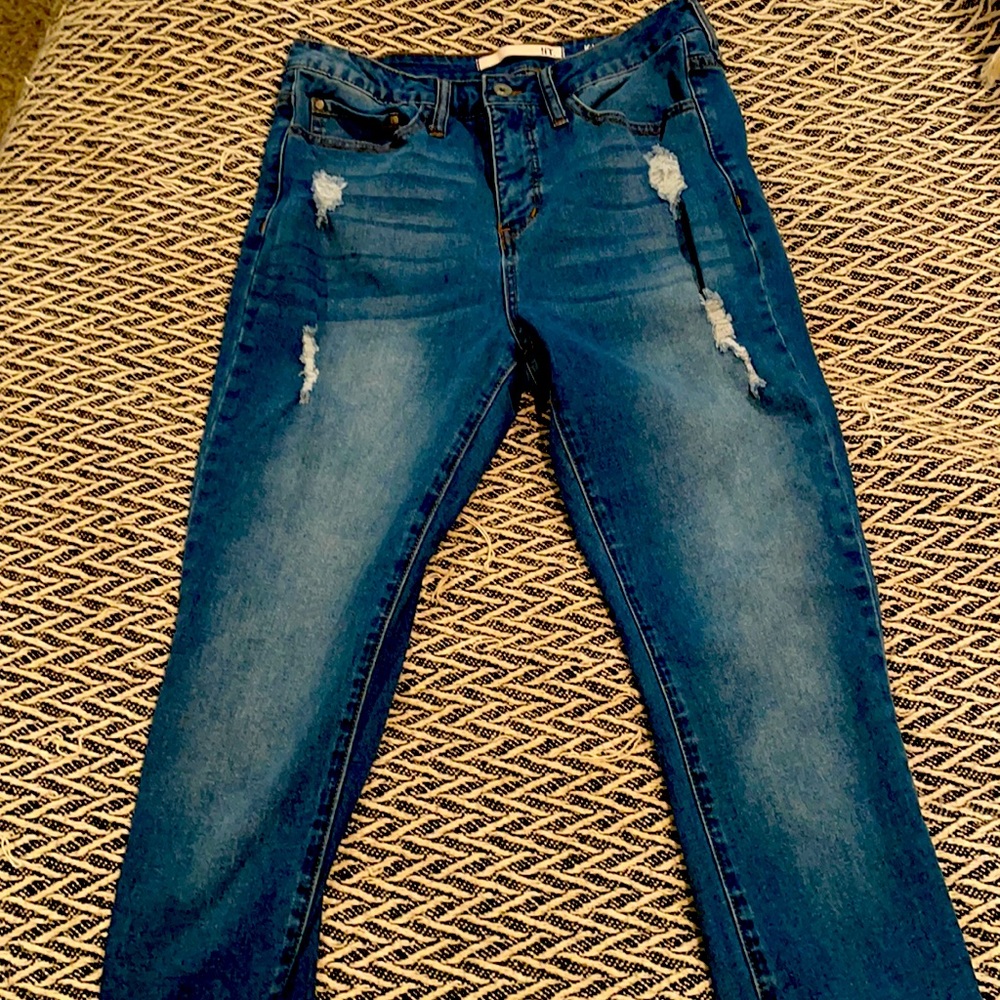 Size 12 hi rise skinny ankle jeans